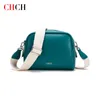 Worki wieczorowe Chch Solid Color Flap Square Crossbody for Women Trendy łańcuchowe torebki torebki Luksusowe torba na ramię 230411