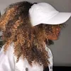 Casquettes de baseball Est Cheveux Bouclés Dos Nu Cap Pour Femmes Naturel Afro Messy Bun Baseball Chapeau Réglable