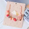 Pendant Necklaces Korean Handmade Cute Cartoon Fabric Bird Wreath Yarn Ball Princess Kids Children Girl Necklace Apparel Accessories-HZPRPen