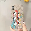 Designer Frosted Phone Case Soft iPhone 14 Pro Cases Cartoon Fashion Style för iPhone 13 Promax 14Plus 12Pro 11 XS X XR 12mini Telefonomslag Yucheng06