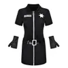 Set sexy SXXXL Donna adulta Blu Nero Halloween Party Uniforme Cosplay Donna Costumi Outfit Plus Size Fancy Dress 230411