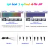 New Full Color Streamer Car Ambient Lights RGB 64 Color Universal LED Interior Hidden Acrylic Strip Symphony Atmosphere Lamp