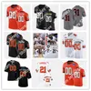 Maglia da calcio personalizzata Oklahoma State 49 Tanner Brown 73 Teven Jenkins 20 Malcolm Rodriguez 16 Shane Illingworth 58 Kevin Williams 76 Russell Okung 4 Justin Gilbert