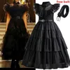 Mädchenkleider Fantasy Prinzessin Kleid Halloween Cosplay Kostüm Pailletten Kinder Up Fancy Kinder Karneval Geburtstagsfeier Vestidos 230410