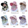 Wide Brim Hats Women UV Protection Breathable Fisherman Cap Sunshade Bucket Hat Sun Work Shade