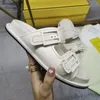 Дизайнеры сандалии для мужчин Женщины Классическая цветочная парчовая скользящие пластинки кожа