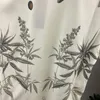 Мужские повседневные рубашки ботаническая цветочная рубашка с коротки