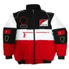 Formel 1 2023 Neue Herren-F1-Jacke, Jacken, Stickerei, Reitanzug, amerikanischer Rennanzug, Jacken, Motorrad, Lokomotive, Mantel, lockere lässige Baumwolle, Damenkleidung