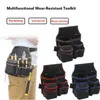 Tool Bag Multifunctional Tool Pouch Waterproof Hardware Electrician Toolkit Drill Holster Waist Oxford Cloth Wrench Screwdriver Tool Bag 230410