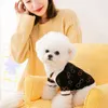 Köpek Giyim Moda Pet Hardigan Örme Kazak Kıyafetler Teddy Chihuahua Kış Sıcak Giysileri Köpek Palto Kostüm