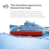 Electric/RC Boats Mini RC Submarine 6 Channel Remote Control Boat Ship Waterproof Diving Toy Simulation Model Gift for Kids 230410