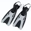 Aletas Guantes Aletas de buceo profesional Adultos Zapatos de natación ajustables Silicona Sumergible largo Snorkeling Pie Monofin Aletas de buceo 230411