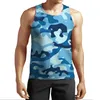 Yeni 3D Baskı Kamuflaj Tank Top Moda Erkekler Kadın Takipleri Crewneck Yelek Plus Boyut S-6XL Harajuku 001