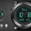 Relógios de pulso Sinobi Sports Watches Men Display Dual Digital LED Digital LED eletrônico Quartz Multifuncional Relógio à prova d'água 230410