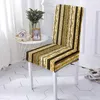 Chair Covers Geometric Pattern Abstract Art Dining Room Stretch Office Seat Cover Silla Gamer