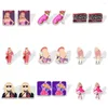 Dangle Earrings Earstuds Legally Blonde Legal Beauty Elle Woods Printed Resin Cartoon Women's Gift Children