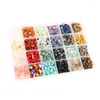 Jewelry Pouches 1323Pcs Irregular Gemstone Beads Kit With Spacer Lobster Clasps Elastic Jump Rings For DIY Making Supplies