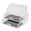 Boîte de rangement de maquillage transparente Portable, boîte de rangement en acrylique, organisateur de maquillage cosmétique, tiroirs de rangement de maquillage, noël 299d