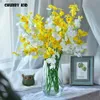 20pcs Real Touch 66 cm Krótki lateks hybrydowy fake sztuczny taniec lady orchidea kwiaty całe tańce dolne Orchids251s