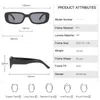 Sunglasses Small Rectangle Women Vintage Square Frame High Definition Sun Glasses For Men Shades Female Eyewear Anti-glare UV400