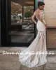 Wedding Dress Vestido De Noiva Princesa Mermaid Illusion Back Sexy Hochzeitskleid Long Sleeve Hand Made Flowers Robe Mariee