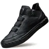 Scarpe eleganti da uomo in pelle tendenza coreana mocassini comodi moda britannica sneakers alte mocassini 588 g 230412