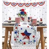 Articles de fantaisie Patriotic Star Table Runner American Independence Day Nappe Dresser Scarf Holiday Coffee Party Table à manger Décoration de la maison Z0411