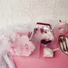 10 pièces nouveau Style de fleur grand paquet de boîte-cadeau pour bébé douche fête d'anniversaire boîte à bonbons boîtes de chocolat sucré faveurs de mariage 341b