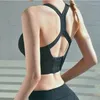 Women's Tanks Sports Underwear Gather Shockproof Gym Tank Top Run Bra Backless Wireless Yoga Camisole Women's Aesthetic Clothing