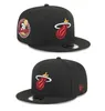 Miami''heat''ball Caps2023-24ユニセックスファッションコットン野球スナップバック男性