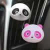 Car Vent Clip Scents Air Freshener Smell Panda Shape Long Lasting Perfumes Auto Accessories