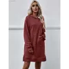 Designer Aloo Yoga Long Sleeve2023 Autumn/winter Velvet Women's Yoga Hooded Long Sleeve Sweater Split Long Dress