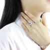 Klassisk Dy Ring Jewelry Designer Top Fashion Accessories 925 Silver Kvinnor Ringar Populära 7mm Petite Ring Dy Jewelry Accessories Smycken Tillbehör Julpresent