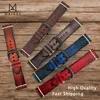 Assista Bands Maikes Band de couro genuíno para Galaxy Watch Strap 18mm 20mm 22mm 24mm Relógio Banda Tissote Pulseiras de pulso 230411