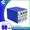 Class A 3.2V LiFePO4 Battery 90Ah DIY Rechargeable Lithium Iron Phosphate Batteries 90Ah Cell Pack for RV Solar Vans RV Forklit