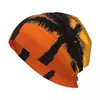 Berets Palm Tree by the Beach Knit Hat Snapback Cap Wear Streetwear Hats Man Women’s