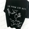 メンズTシャツメンズTシャツ2022SS IH NOM UH NIT MASK TシャツMEN女性高品質パールマングラフィックIH NOM nit Tee Cotton