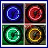 LED Flash Tyre Light MotorBike Wheel Valve Cap Lights Car Motorcycle Bicycle Wheels Tires Flashlight Auto Air Spokes Lamp Blue Green Red Yellow Multicolour 5Colors