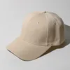 Шариковые шапки с твердым цветом бейсболка Snap Bk Caps шляпы подходит для повседневного Gorras Hip Hop Папа шляпы для мужчин Женщины Unisex Sun Caps P230412