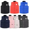 8 couleurs Vêtements de créateurs Top Qualité Canada Hommes Gilets Blanc Canard Vers Le Bas Corps Chaud Manteaux D'hiver Femmes Gilet Ladys Gilet Haut De Gamme Body Warmers Outwear Parka XS-XXL