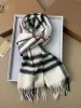 Designer Cashmere Scarf Winter Men's and Women's Long Scarf Fashion Classic går aldrig ur stil stor rutig udde med låda