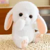 Muñeco lindo de conejo de Pascua, muñeco de peluche, muñeco pequeño cómodo para bebé, adorno de decoración suave