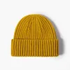 Beanie Skull Caps Korean hat warm knitting short melon skin hat in autumn and winter men's dome Wool Hat Women's brimless cold hat tide