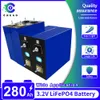 Nytt 3.2V LifePo4 -batteri 280AH 4/8/16/32 st laddningsbara batteripaket DIY -celler för solenergi lagringsbåt RV EU US Tax Free