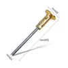 Freeshipping Woodworking European Copper Scriber With Fine Adjustment Head Wheel Marking Measuring Instrument Xaixl