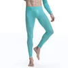 Men's Sleepwear Pants Ice Men's Underwear Elastic Pajamas Nightwear Translucent CLEVER-MENMODE Long Silk Bottoms Thermal Johns Sheer