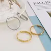 Серьги-кольца модные женские серебряные, розовые, золотые, цветные, из нержавеющей стали, круглые ювелирные изделия