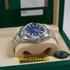 2023 QC Verifique o relógio de pulso de luxo 42mm Índice azul Dial Bracelete Jubileu Automática pulseira mecânica Relógios masculinos Relógios de pulso à prova d'água Pilot9001 326934