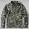 Giacche da uomo Cappotto da pilota stile militare Camouflage stampato Primavera Estate Abbigliamento da lavoro Giacca in cotone completamente foderato Cappotto da uomo militare americano