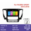 Car DVD Car DVD Player pour Mitsubishi Pajero Sport 2016-2018 Radio avec WiFi Bluetooth Playstore IPS Screen